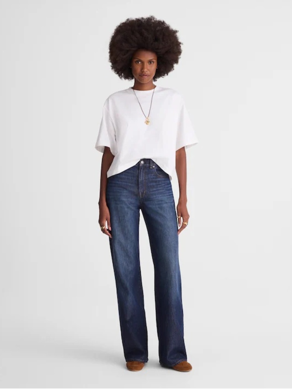 Madewell The Ultimate Wide-Leg Jean in Airy Denim - 27